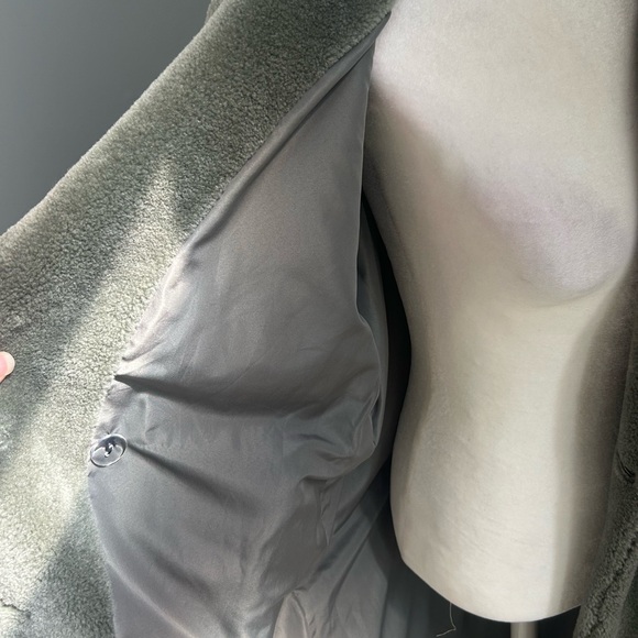 Rebecca Minkoff Wool Long Double Breasted Coat Medium - Picture 7 of 11